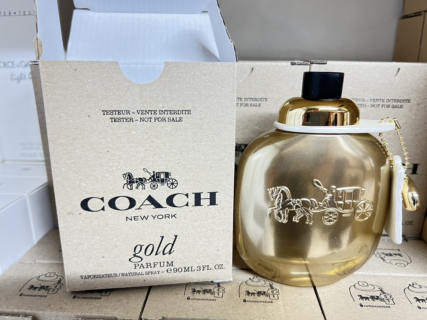 น้ำหอม Coach Gold parfum 90ml Tester