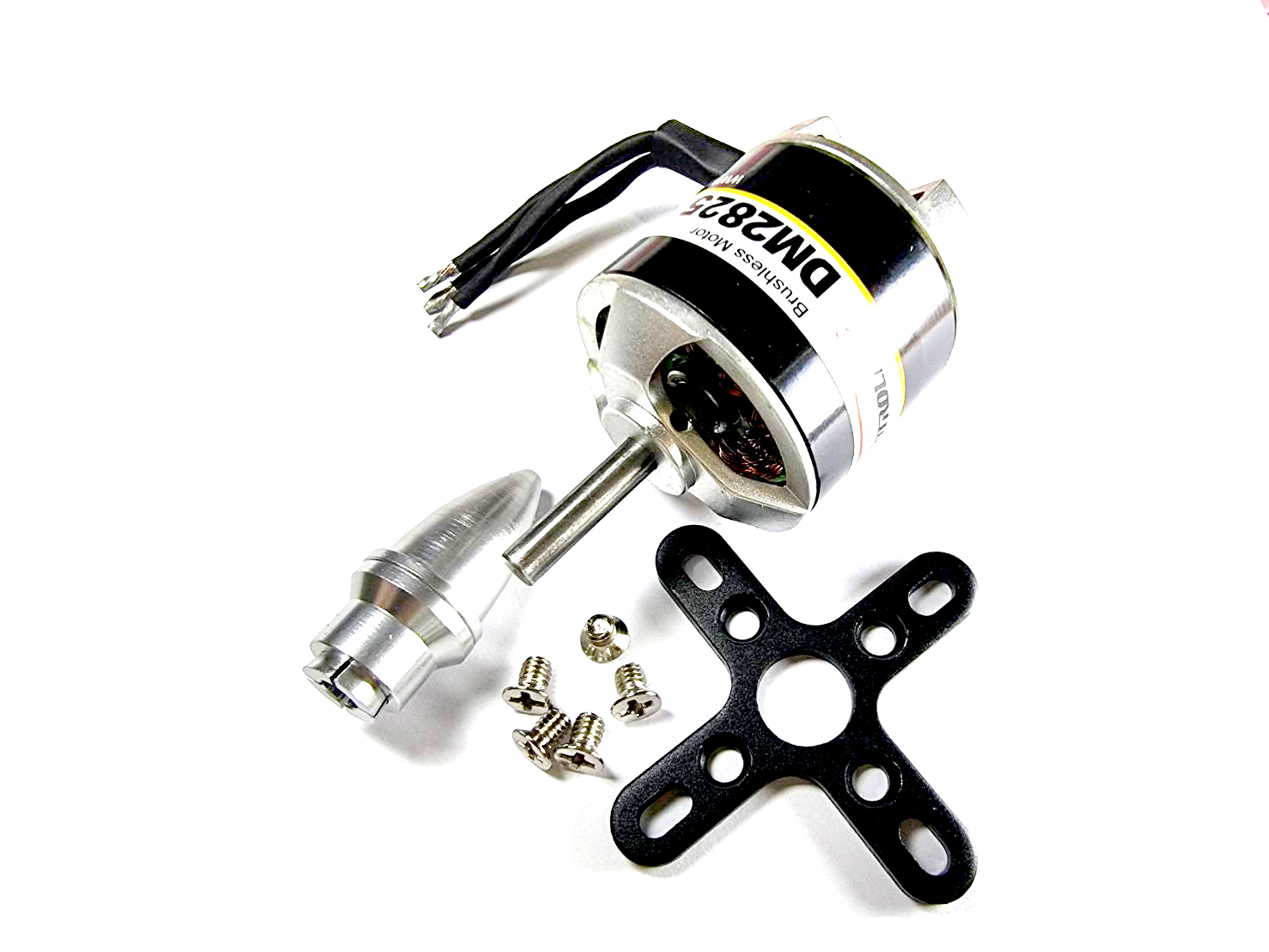 มอเตอร์ Motrolfly DM2825 950KV ใช้กับไฟ 2-5cell 7.4v-18.5v