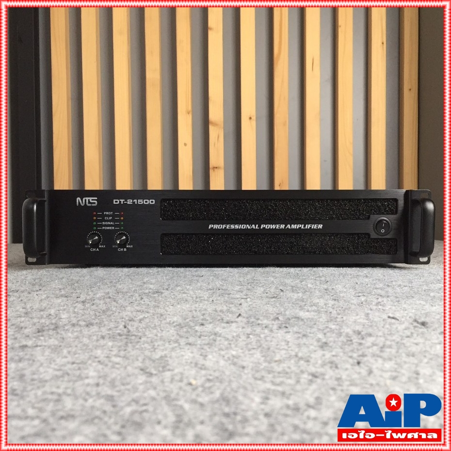 NTS DT-21500 POWERAMP เพาเวอร์แอมป์ เป็นพาวเวอร์ที่มี 2 ช่อง ขนาดความสูง 2U เป็นเครื่องขยายเสียง รูปแบบ CLASS D DT 21500 DT21500 เอไอ-ไพศาล