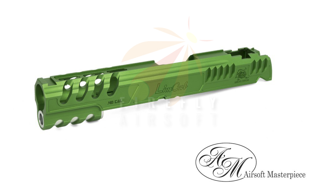 Airsoft Masterpiece "LimCat SpeedCat" Standard Slide for Hi-CAPA/1911 (GREEN)