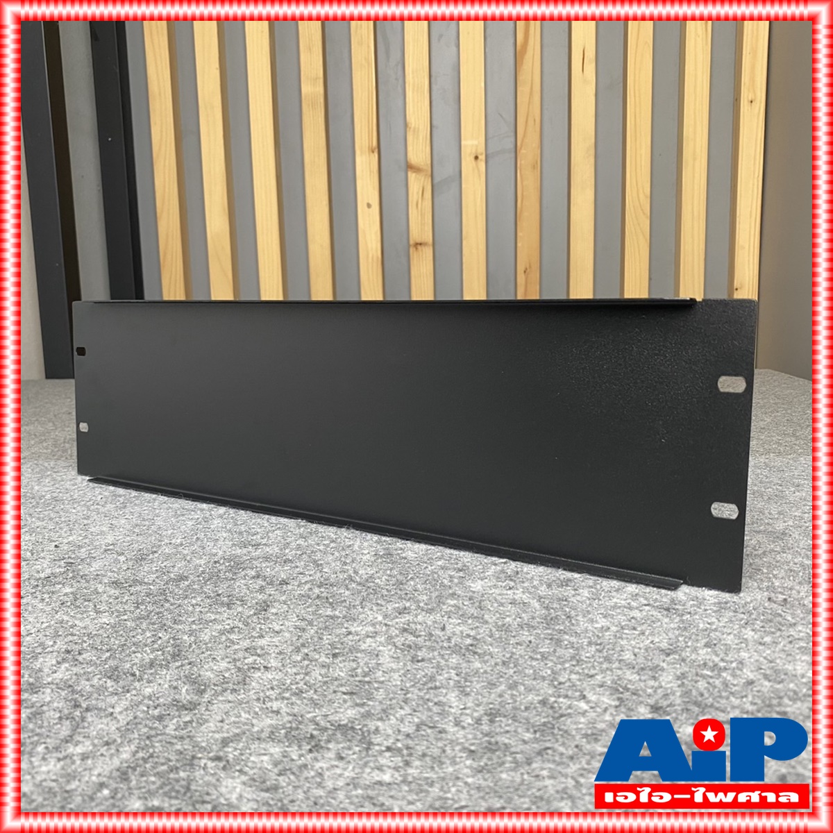 NPE BLANK PANEL 3U Ms-Blk แผ่นยึดแร็ค แผ่นปิดแร็ค 3 U แผ่นเหล็ก ปิดแร็ค อุปกรณ์แร็ค เอไอ-ไพศาล