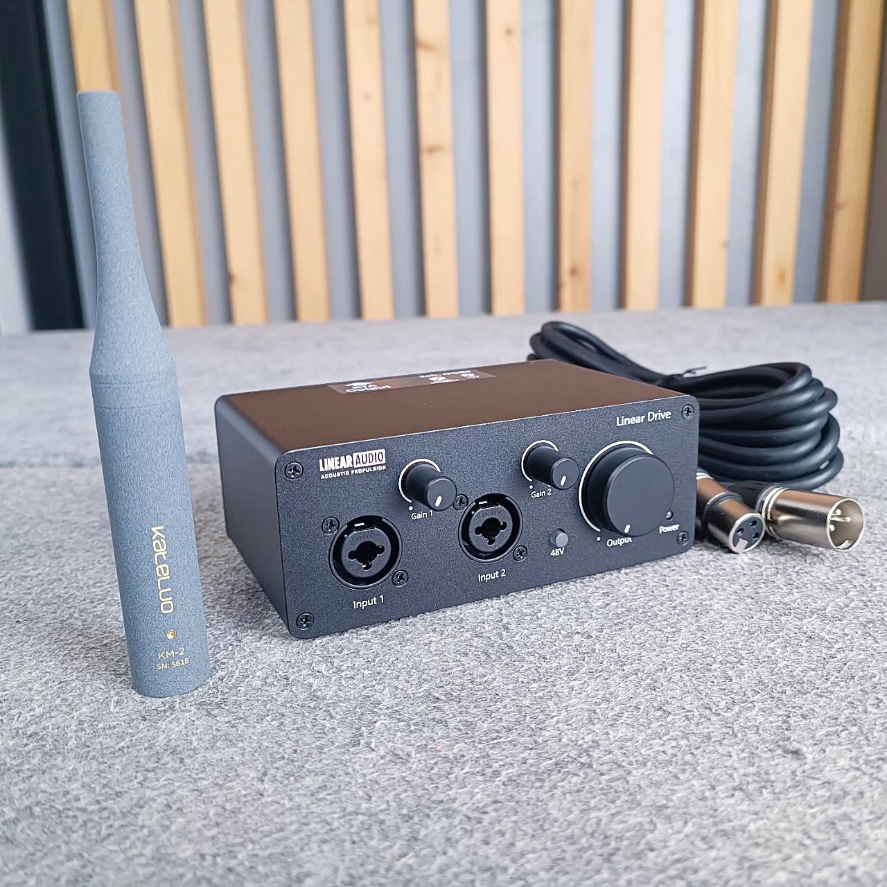 (เครื่อง+ไมค์+สาย) LINEAR AUDIO RTA INTERFACE SET ไมโครโฟน ไมค์วัดจูนเสียง ไมค์ RTA เอไอ-ไพศาล