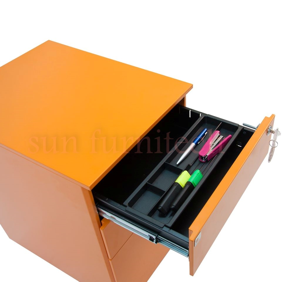 ตู้ลิ้นชักเหล็ก 3 ลิ้นชัก, ตู้เหล็ก 3 ลิ้นชักล้อเลื่อน มีระบบป้องกันการล้มในตัว Taiyo รุ่น PD-63