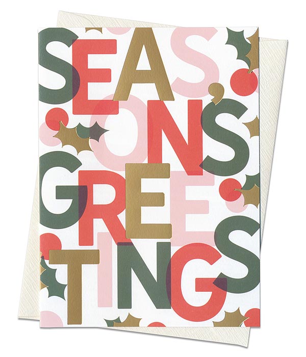 การ์ดอวยพรวันปีใหม่ Season's Greetings