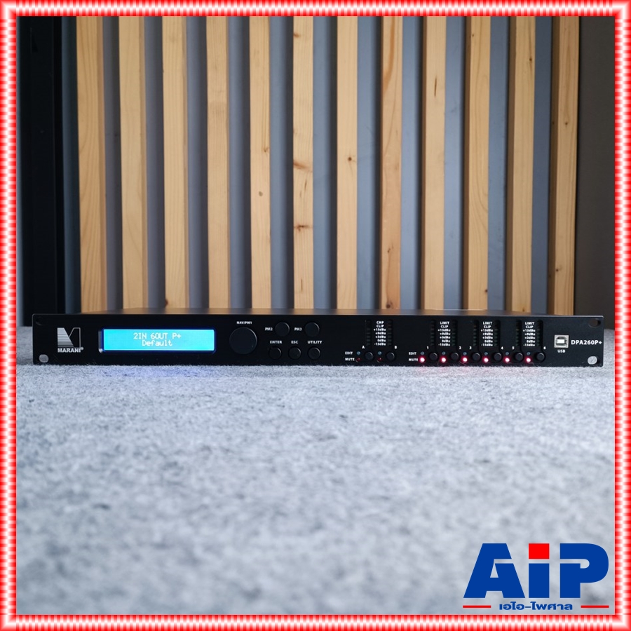 MARANI DPA260P+ loudspeaker processor รุ่นใหม่ ครอสดิจิตอล DriveRack ครอสโอเวอร์ P+ DPA 260 เอไอ-ไพศาล +++