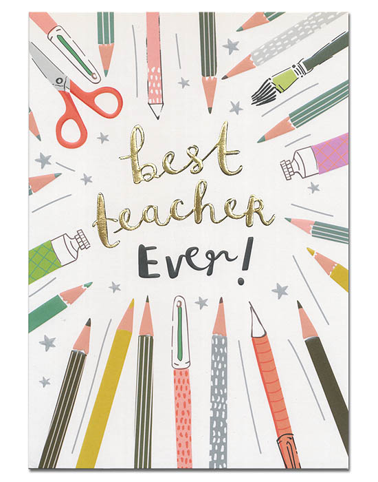 การ์ดอวยพรคุณครู Best Teacher Ever