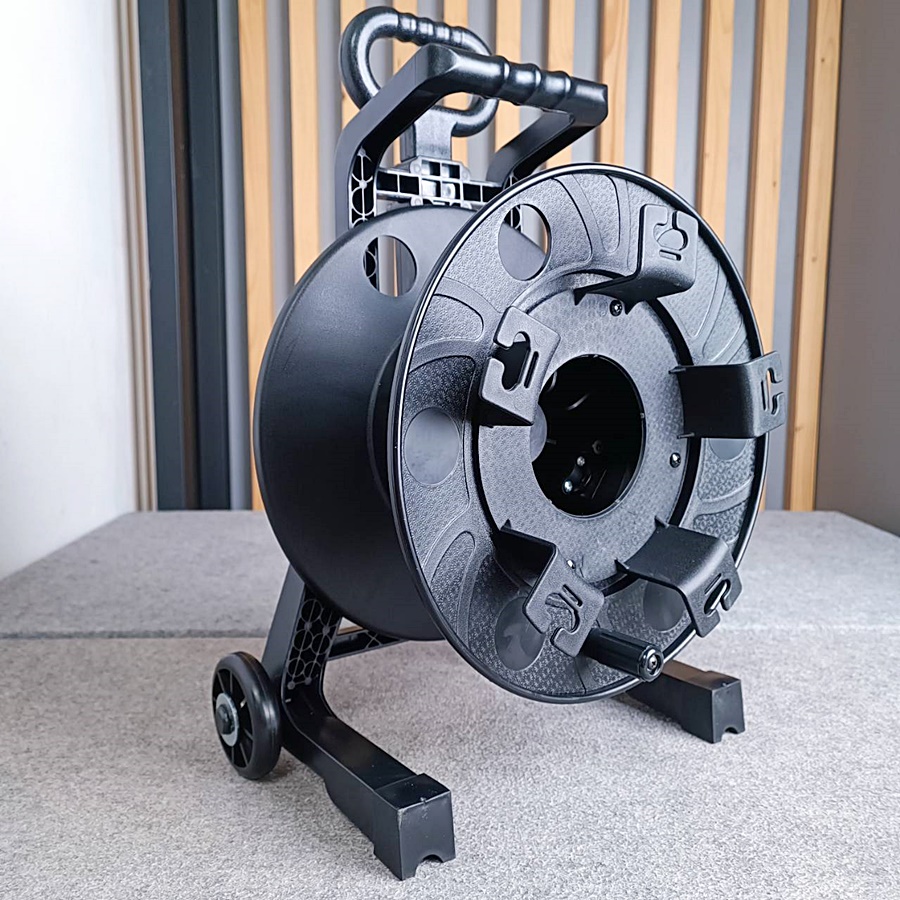 LIDGE YM-421 ล้อสายไฟ โรลม้วนสายไฟ ล้อเก็บสายไฟเปล่า+ล้อลาก YM421 YM 421 ล้อม้วนเก็บสายไฟ เอไอ-ไพศาล