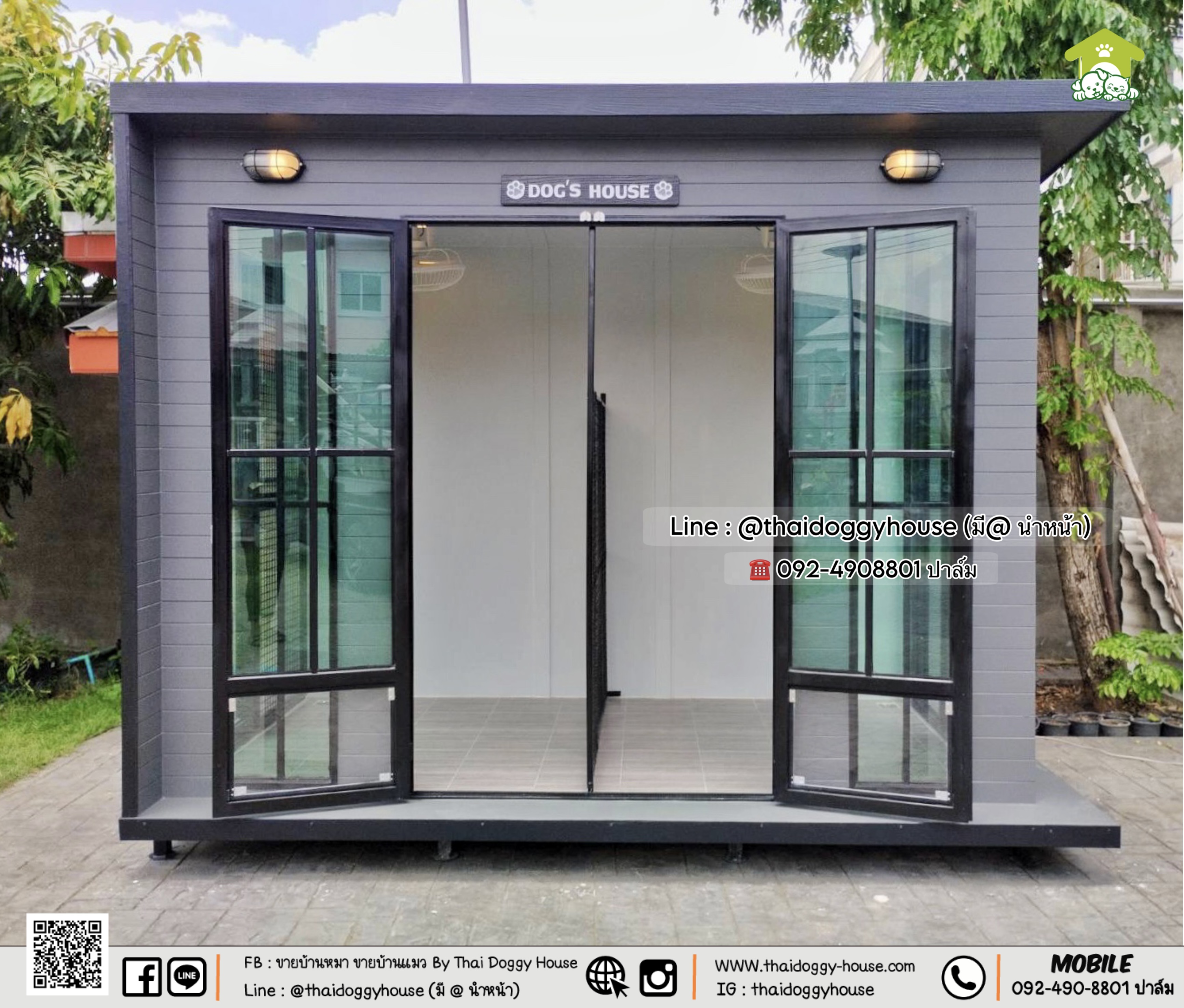 🏡⛅️ บ้านหมา บ้านแมว 𝐓𝐡𝐚𝐢 𝐝𝐨𝐠𝐠𝐲 𝐡𝐨𝐮𝐬𝗲 𝐁𝐎𝐗 𝐒𝐓𝐘𝐋𝐄 "