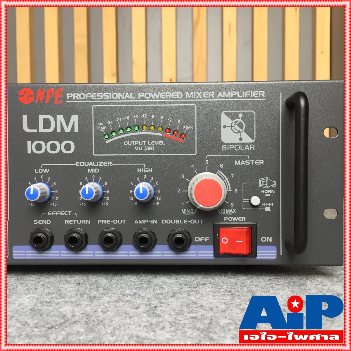 NPE LDM-1000 POWERMIXER LINE เครื่องขยายเสียง 1000 วัตต์ 4-16 โอห์ม 70-100 โวลท์ LDM1000 LDM 1000 แอมป์เสียงตามสาย เอไอ-ไพศาล +++