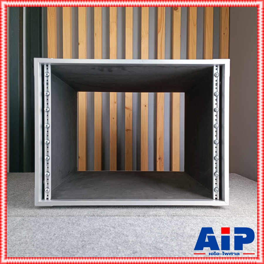 COMPACT RACK BM-8 เปลือยหน้า-หลัง ลึก19นิ้ว สีดำ (ไม่มีฝาปิด) คอมแพ็ค แร็ค BM8 แร็คเครื่องเสียง แร็คเปลือย แร็คแอมป์ เอไอ-ไพศาล