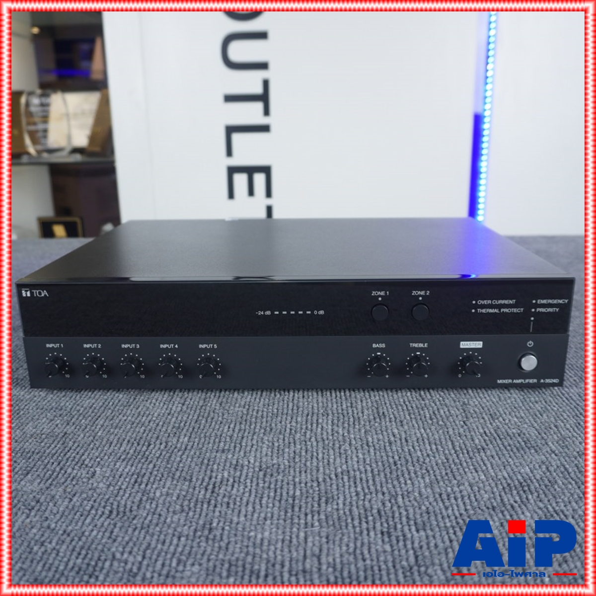TOA A 3524D AMPLIFIER เครื่องขยายเสียง A-3524D AMP amp แอมป์ แอมป์TOA เครื่องเสียง เอไอ-ไพศาล