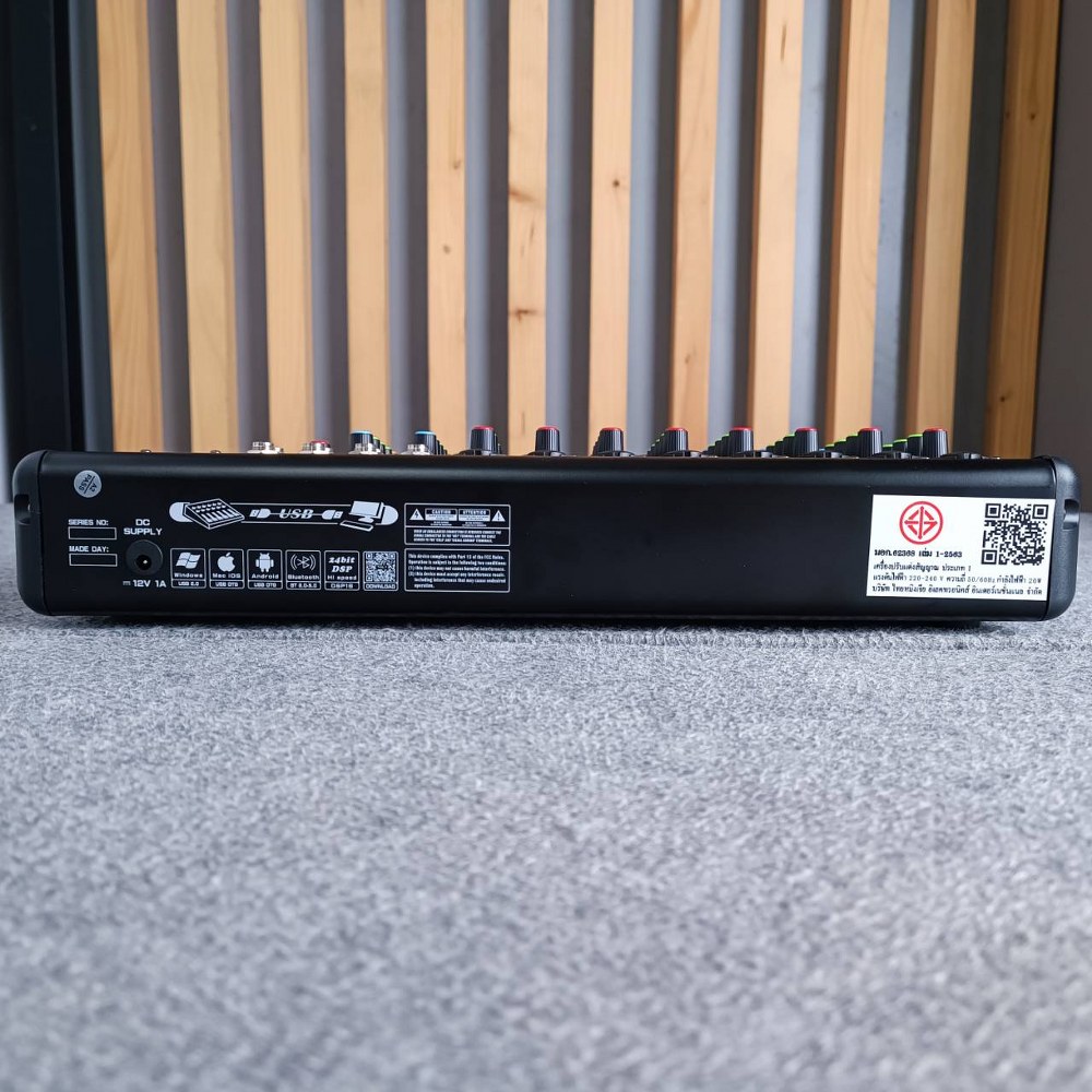 TADA LIVE-12 MIXER มิกเซอร์ ธาดา LIVE 12 LIVE12 Bluetooth มี USB เล่น Mp3 ได้ มีเอฟเฟกแท้ effect EQ 7 แบนด์ มี REC บันทึกเสียงได้ เอไอ-ไพศาล