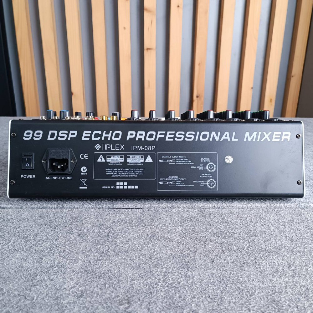IPLEX IPM-08P MIXER IPM 08P IPM08P มิกเซอร์ เครื่องเสียง เครื่องปรับแต่งเสียง มิกซ์ เอไอ-ไพศาล