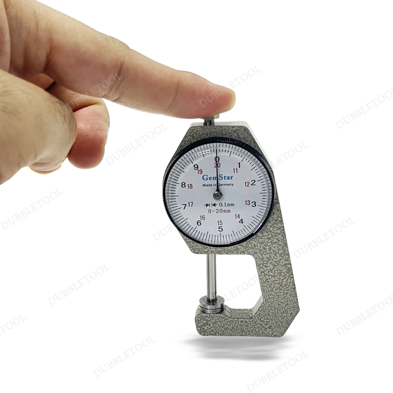 นาฬิกาวัดมิล 0-20 มิล นาฬิกาวัดพลอย เวอร์เนียแบบเข็ม THICKNESS GAGE 0.1mm/0-20mm แบรนด์ GemStar