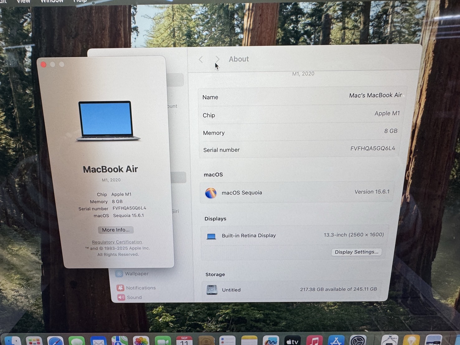 M1 chip 8C CPU/7C GPU/8GB/256GB 💻 #ห้ามพลาด MacBook Air 13 2020 #สภาพดี ราคาสุดคุ้ม 💻