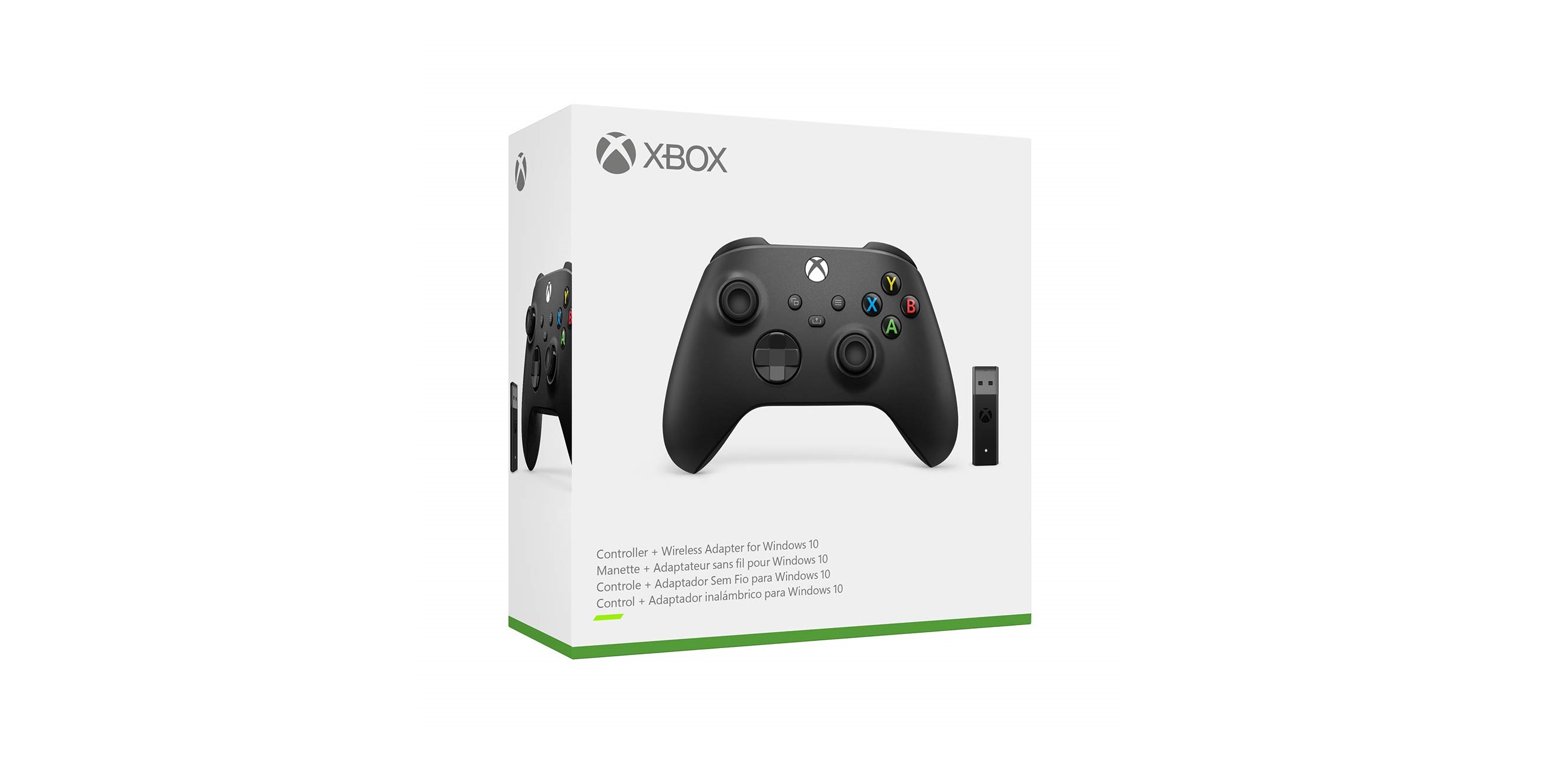 Xbox Wireless Controller + Wireless Adapter for Windows 10