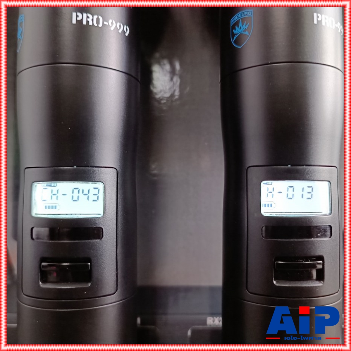 ความถี่ใหม่ กสทช PROEUROTECH PRO-999 ไมค์ลอยมือถือคู่UHF ไมค์ลอยคู่ ไมค์คาราโอเกะ PRO999 PRO 999 แถมอุปกรณ์ย้ายเสา กระเป๋าเก็บไมค์ เอไอ-ไพศาล
