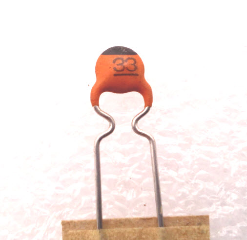 Ceramic Disc Cap 33 33pF/50Vdc, ±5%