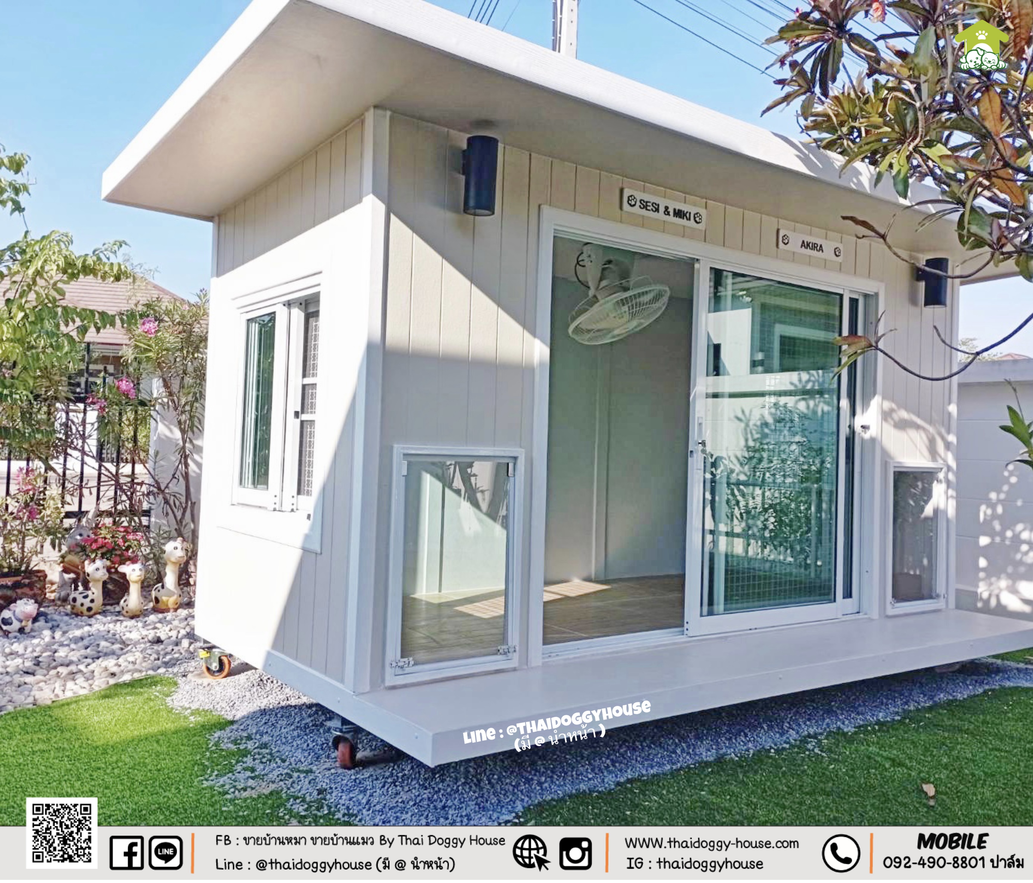 บ้านหมา บ้านแมว " 𝐁𝐎𝐗 𝐒𝐓𝐘𝐋𝐄 𝐁𝐘 𝐓𝐇𝐀𝐈 𝐃𝐎𝐆𝐆𝐘 𝐇𝐎𝐔𝐒𝐄 " แบบ