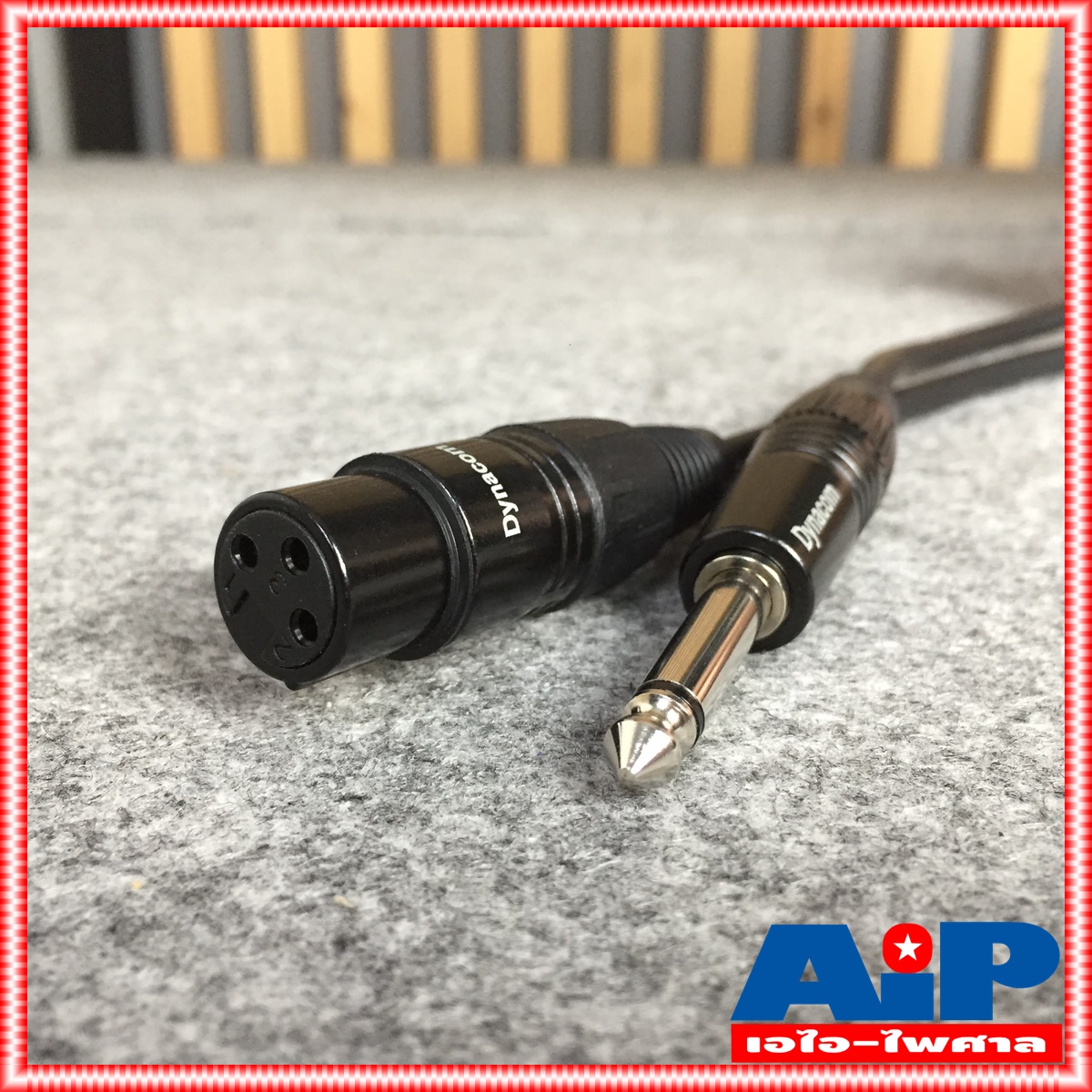 3เมตร สายไมค์ DYNACOM PHONE ออก XLR J021 สายแจ็คไมค์ - CANNONเมีย สายสัญญาณ สายสำเร็จรูป สายไมค์3เมตร เอไอ-ไพศาล