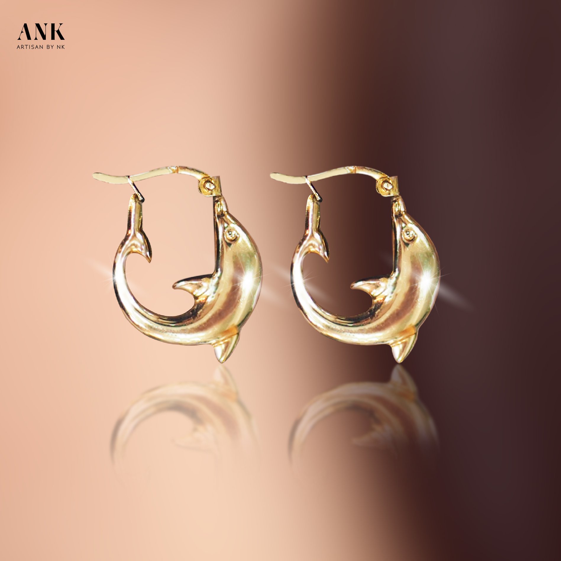 "เสริมความน่ารัก ให้กับลุคของคุณด้วย ต่างหูทองคำ18K ลายปลาโลมา ในราคาน่ารักๆ เพียง 4,600 บาท"