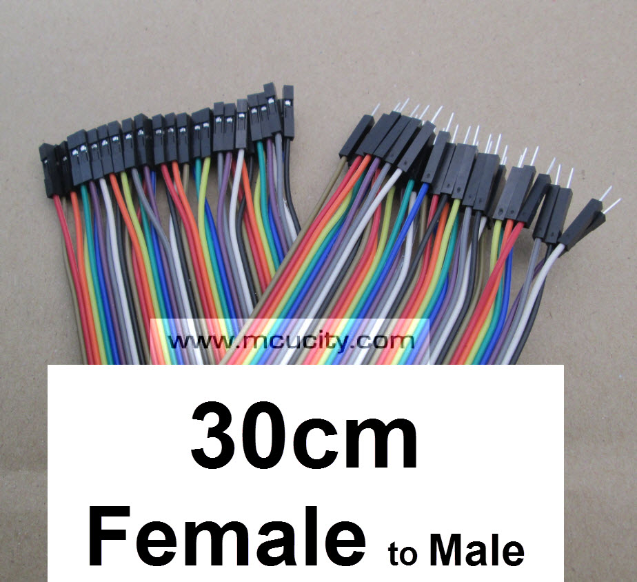 สายแพ (30cm) 40 pin to 40 pin (Female-Male) สาย (2.54mm)