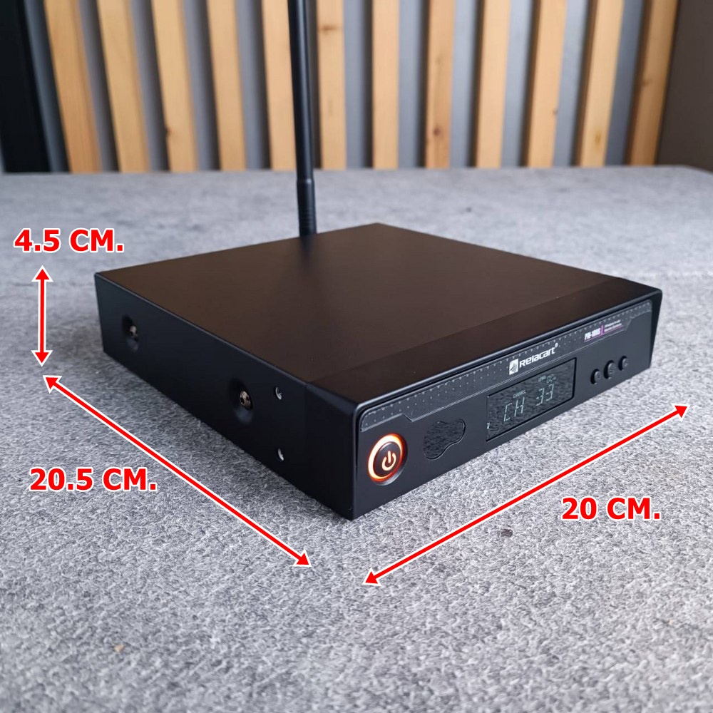 Relacart PM-100S Wireless Ear Monitor PM 100S PM100S ระบบอินเอียร์มอนิเตอร์ไร้สาย UHF หูฟัง ช่วงความถี่ 694 – 704MHz เอไอ-ไพศาล