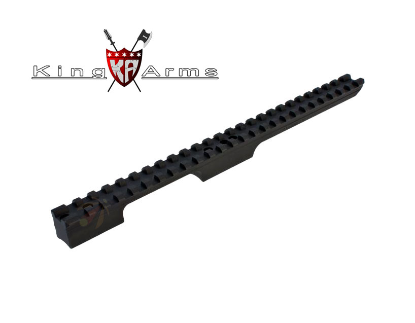 King Arms Extended Scope Rail Mount for M700 / VSR-10 Airsoft Sniper Rifles – Long