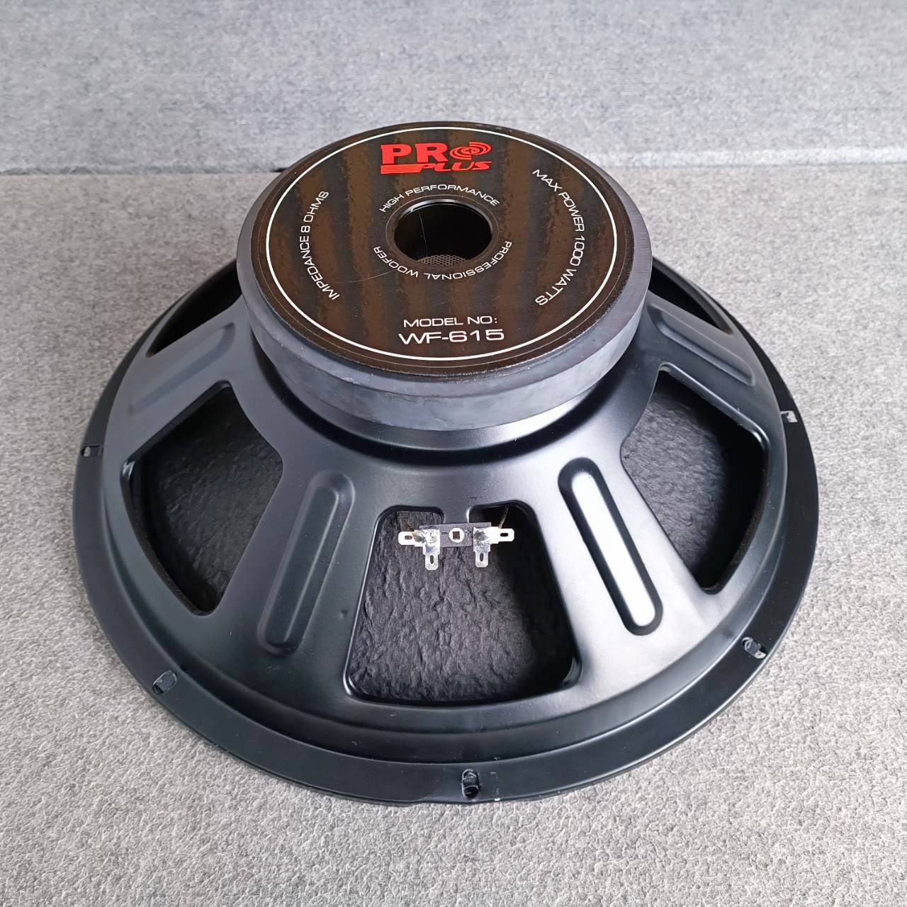 สินค้าเสียหายจากการขนส่ง PROPLUS WF-615 ลำโพง15นิ้ว วอยล์3นิ้ว โครงโดนกระแทรก วอยซ์เบียด ดอก ลำโพง PRO PLUS WF 615 WF615 เอไอ-ไพศาล