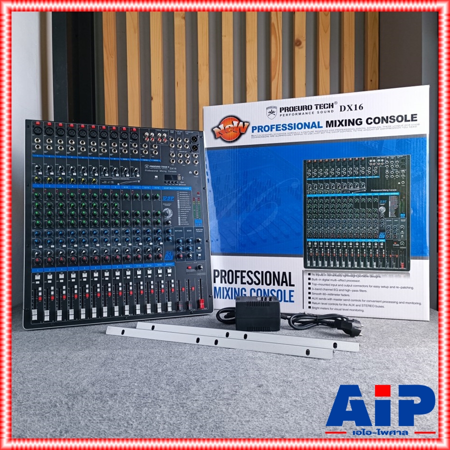 PROEUROTECH DX-16 MIXER+บูลทูส มิกซ์ มิกเซอร์ MIX DX 16 DX16 มิกซ์PROEUROTECH เครื่องเสียง เครื่องปรับแต่งเสียง