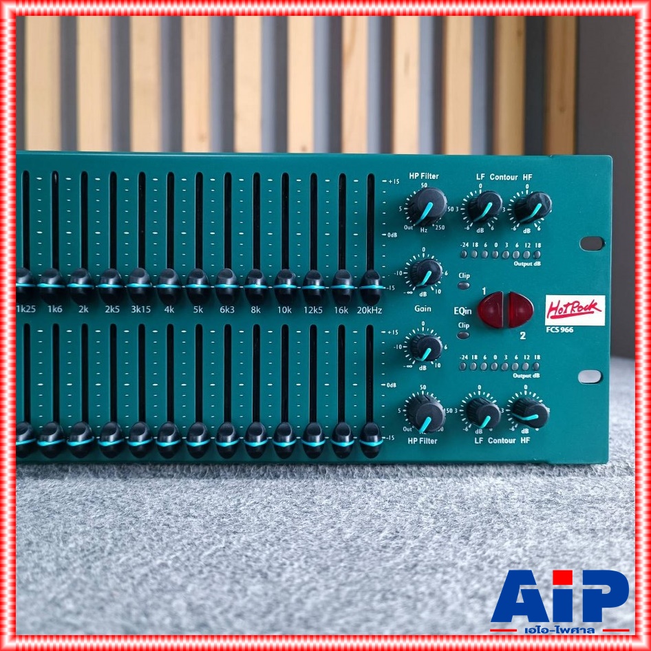 HOTROCK FCS966 EQ อิควอไลเซอร์ EQUALIZER เครื่องปรับแต่งเสียง ฮอทร็อค HOT ROCK รุ่น FC S-966 FC S 966 เอไอ-ไพศาล