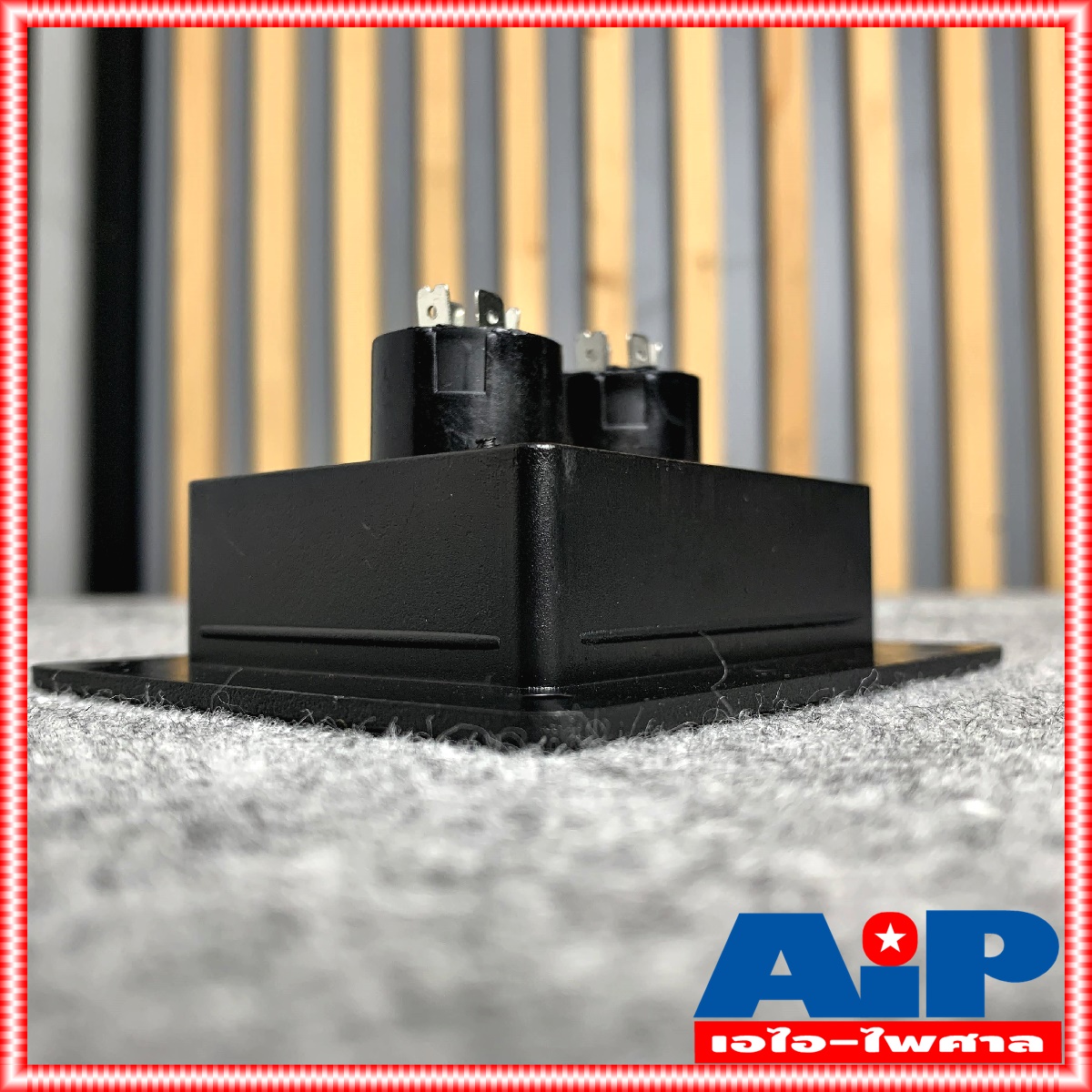 ไบติ้งบอร์ดเหลี่ยม พร้อมสเปคคอนคู่ 100x84mm พลาสติก แท๊ปลำโพงเหลี่ยม ไบติ้งบอร์ด ไบติ้งพร้อมสเปคคอนคู่ เอไอ-ไพศาล