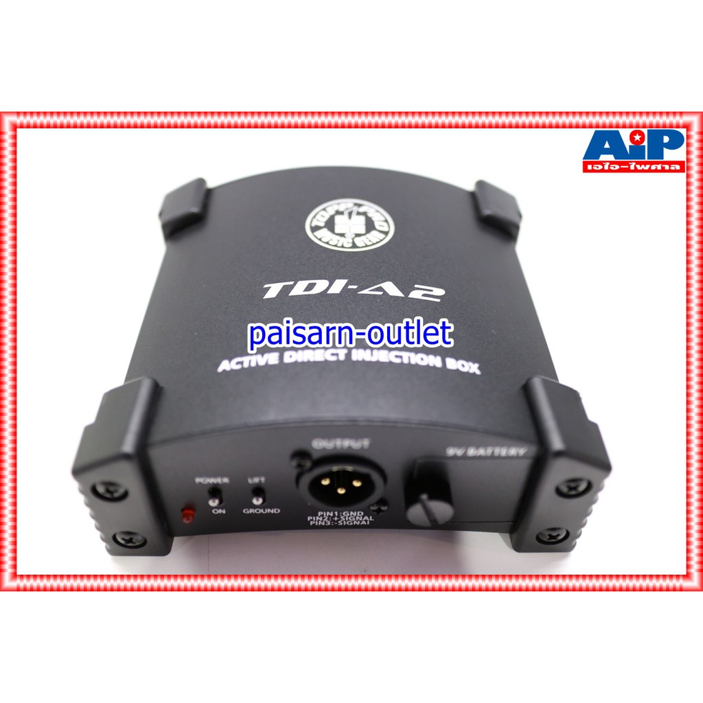 TOPPPRO TDI-A2 DI-BOX กล่องสัญญาณเสียง กรองสัญญาณเสียง BOX TDI A2 TDIA2 TDI A2 กล่อง กล่องเสียง กรองเสียง เอไอ-ไพศาล