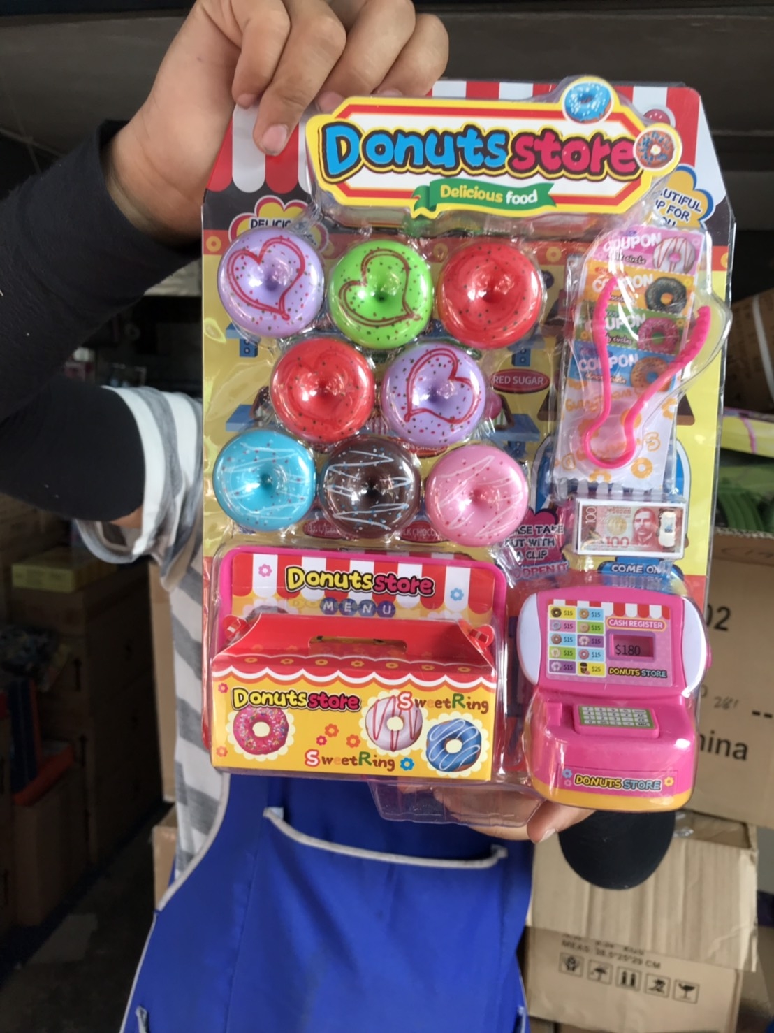 8383 ของเล่นแคชเชียร์โดนัทแผง sale แพ็คไม่สวย ปลีกชิ้นละ