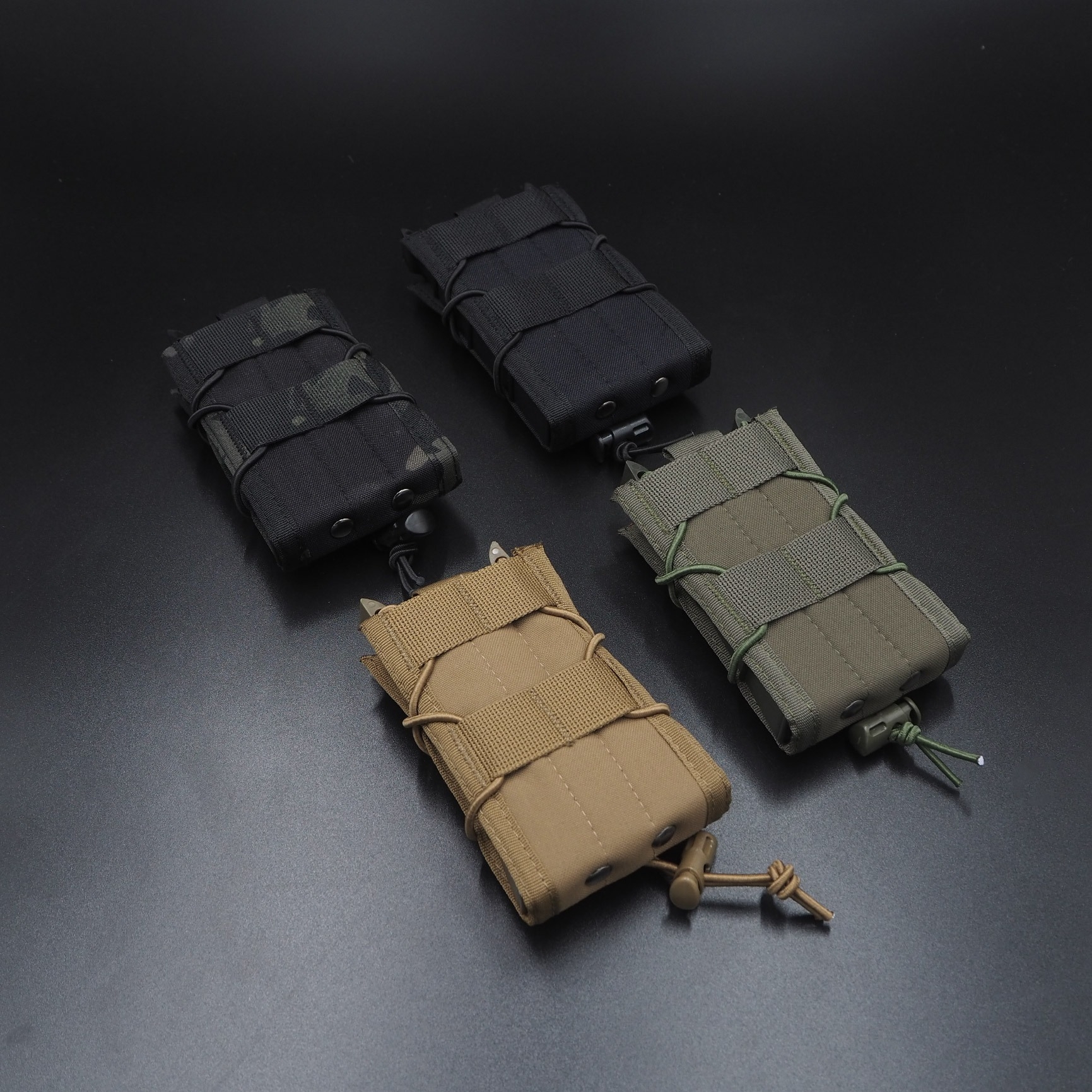 ซองแม็กกาซีน 5.56 ทรง TACO (Wosport) Tiger Type 5.56 Single Magazine Pouch [ MG-49 ]