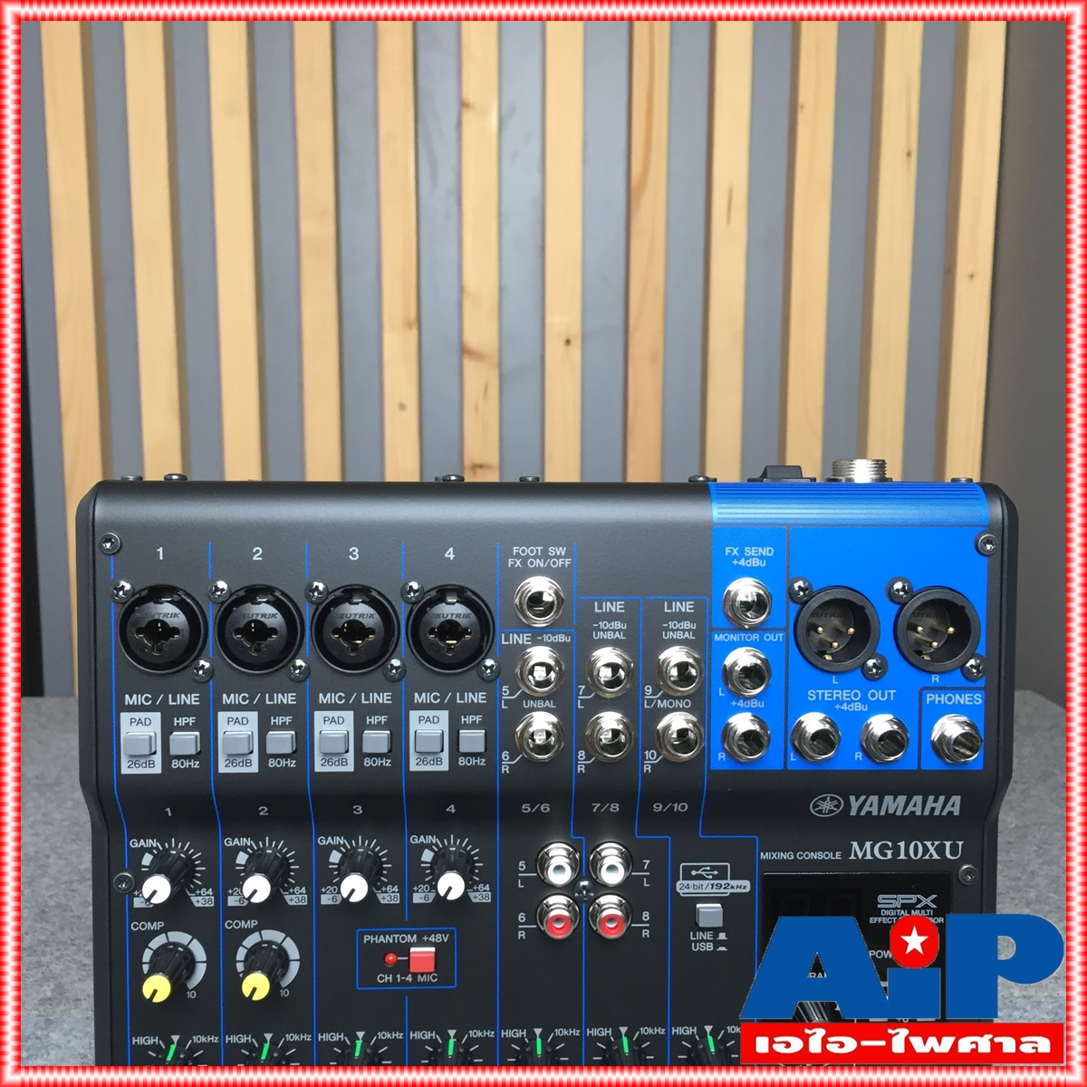 YAMAHA MG10XU MIXER รุ่น MG-10XU มิกซ์เซอร์ (ของแท้ 100% ประกัน สยามยามาฮ่า) ขนาด 10 ช่อง เอฟเฟค USB MG10 XU MG-10 MG 10 XU เอไอ-ไพศาล +++