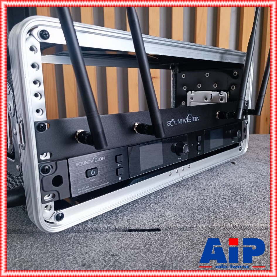 SOUNDVISION RKT-4A ชุดเพลทยึดเสาอากาศ 4 ต้น ขนาด 1U (19 นิ้ว) อุปกรณ์เสริมสำหรับชุดไมโครโฟนไร้สาย RKT 4A RKT4A เอไอ-ไพศาล +++