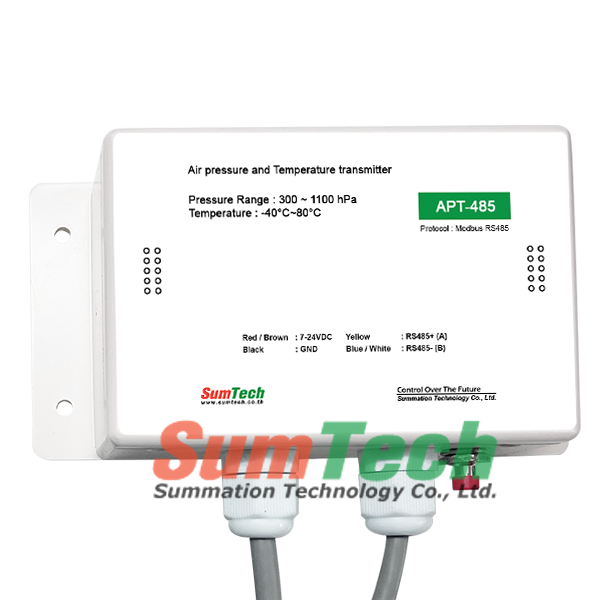 Atmospheric pressure and Temperature transmitter RS485 output