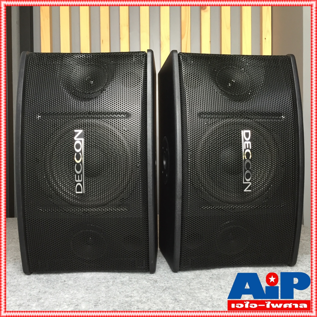1 คู่ DECCON KTV-8 ตู้ลำโพงคาราโอเกะ 8นิ้ว กำลังขับ 400 วัตต์ 8 โอห์ม ลำโพงเสียงแหลม ขนาด 3 นิ้ว 2 ตัวเหมาะสำหรับใช้ในห้องคาราโอเกะ KTV8 KTV 8 เอไอ-ไพศาล