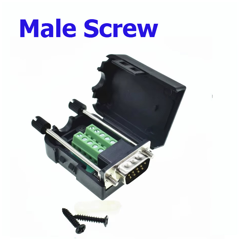 RS485 RS232 transfer-free Male Female Signals terminals connector D-sub 9Pin