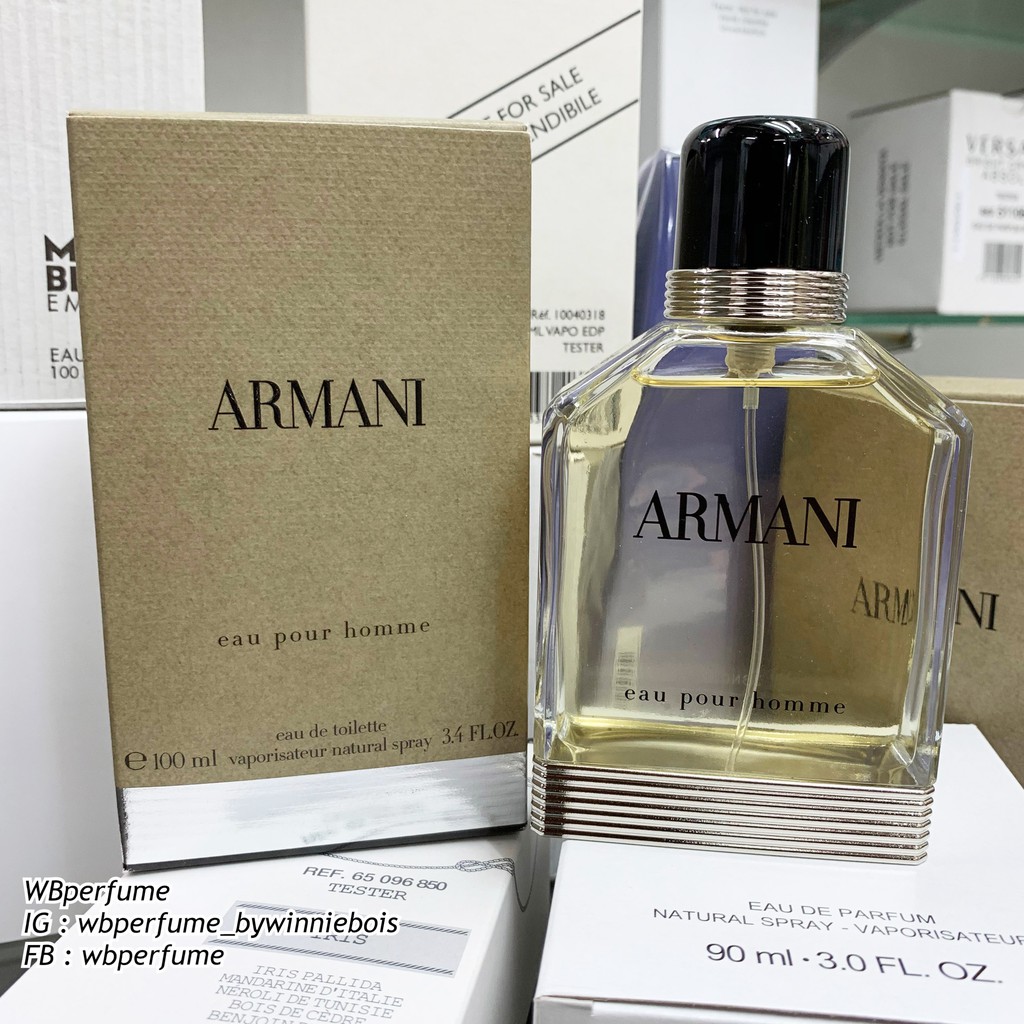 น้ำหอมแท้100% Giorgio Armani Eau Pour Homme EDT 100ml TESTER