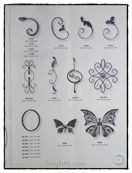 เหล็กดัดอิตาลี (ITALIAN WROUGHT IRON) 016774