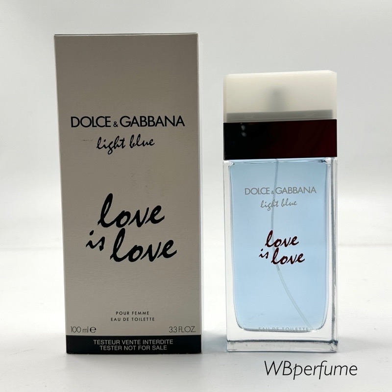 ￼น้ำหอมแท้100% Dolce & Gabbana Light Blue Love Is Love Pour femme 100ml tester