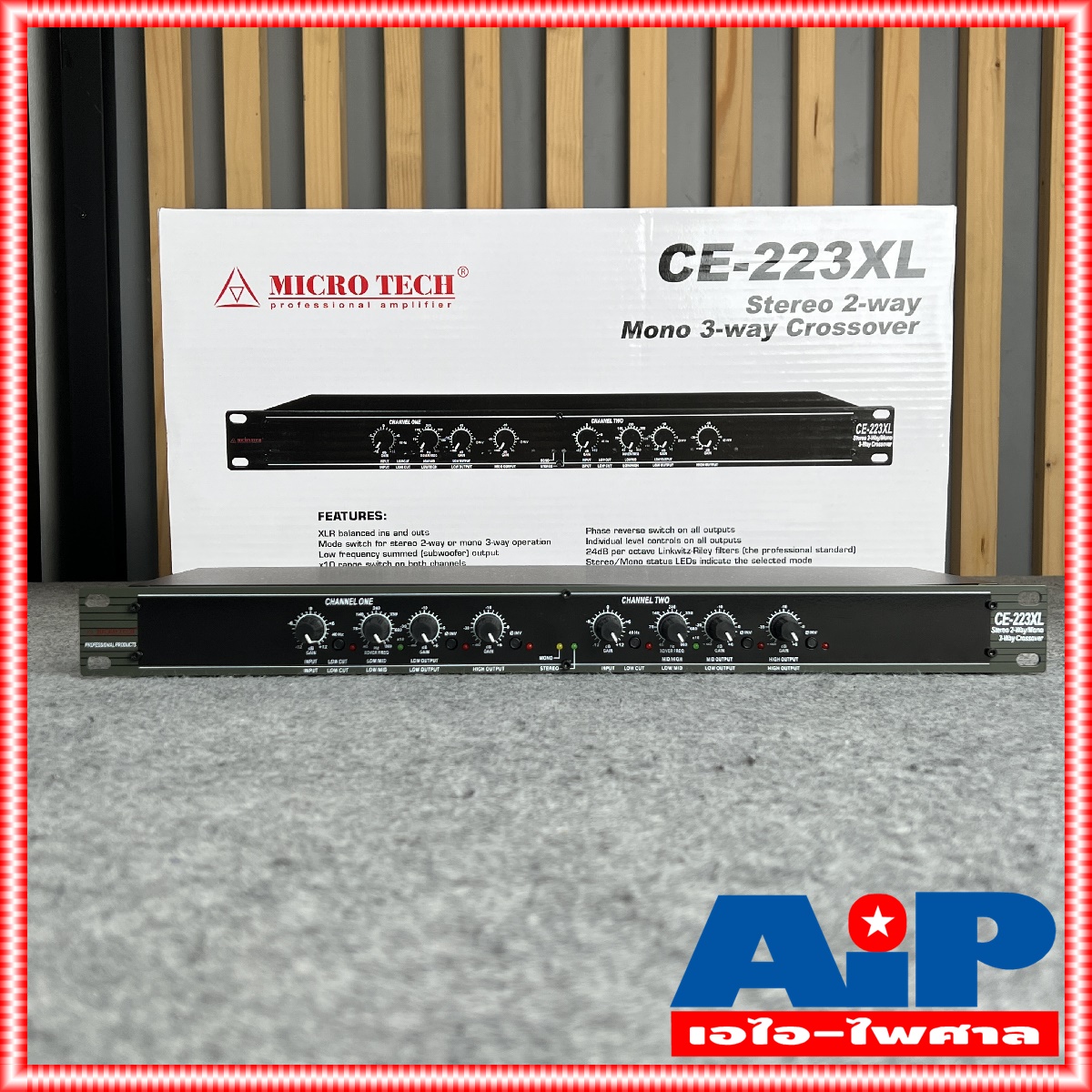 MICROTECH CE-223XL crossover MICRO TECH CE223XL ครอสโอเวอร์ CE 223 XL CE223 CE-223 ครอส3ทาง ครอส 2ทาง ครอสตัดเสียง ไมโครเทค เอไอ-ไพศาล