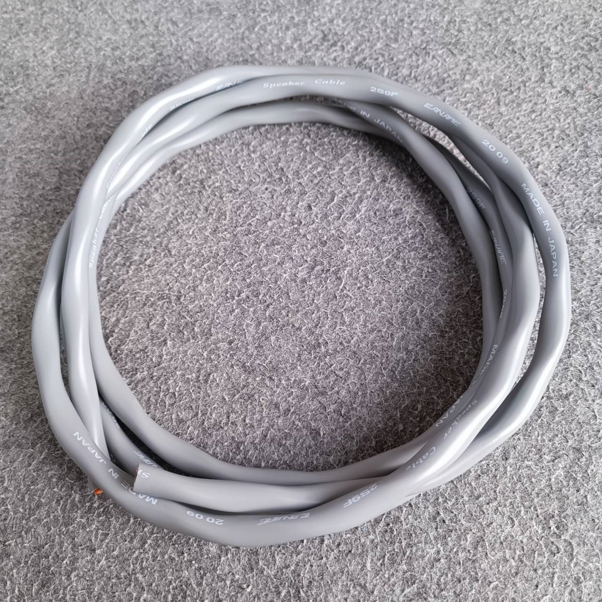 ขด2เมตร สายลำโพงCANARE 2S9F 14AWG สีเทา สายลำโพง2คอร์ ขนาด14awg ทองแดงแท้ Canare Speaker Cable 2S9F เอไอ-ไพศาล