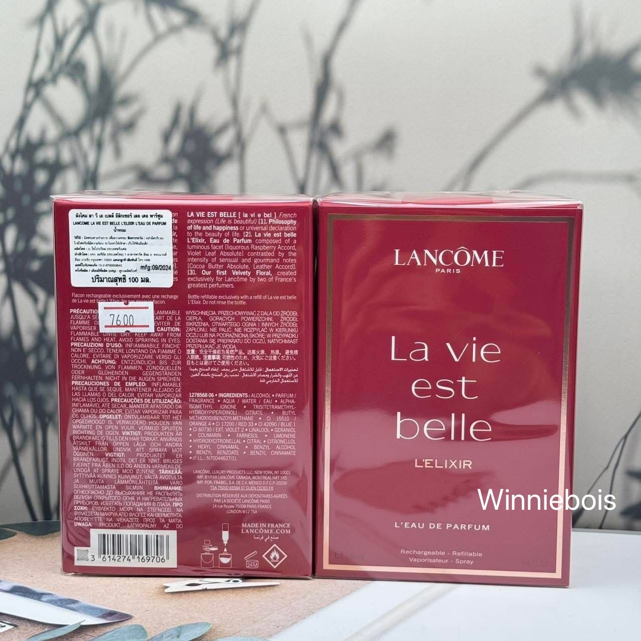 น้ำหอม Lancome La Vie est Belle L'Elixir 100ml