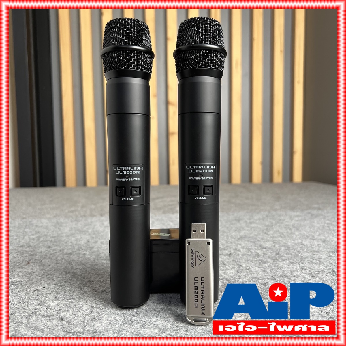 BEHRINGER ULM-202 USB ไมค์ลอย2ตัว ตัวส่งสัญญาณเป็นแบบ USB ใช้ถ่านขนาด AA x 2 ก้อน ULM 202 ULM202 +++