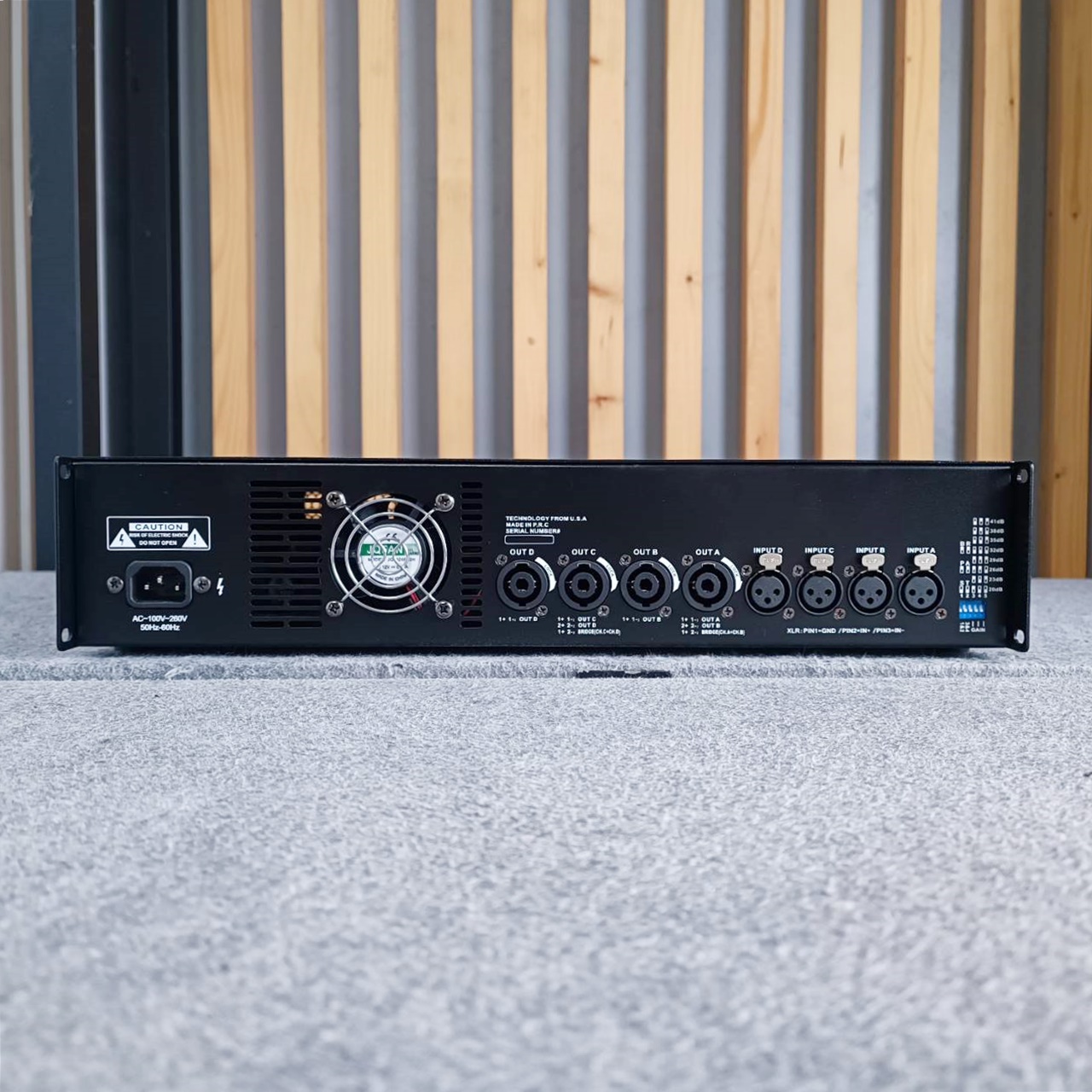 NTS MG-8004 poweramp พาวเวอร์แอมป์ 4แชนแนล สวิตซ์ชิ่ง กำลังขับสูงสุด 1200วัตต์ x 2 ที่ 4 โอห์ม คลาส D ขนาด 2U MG8004 MG 8004 เอไอ-ไพศาล