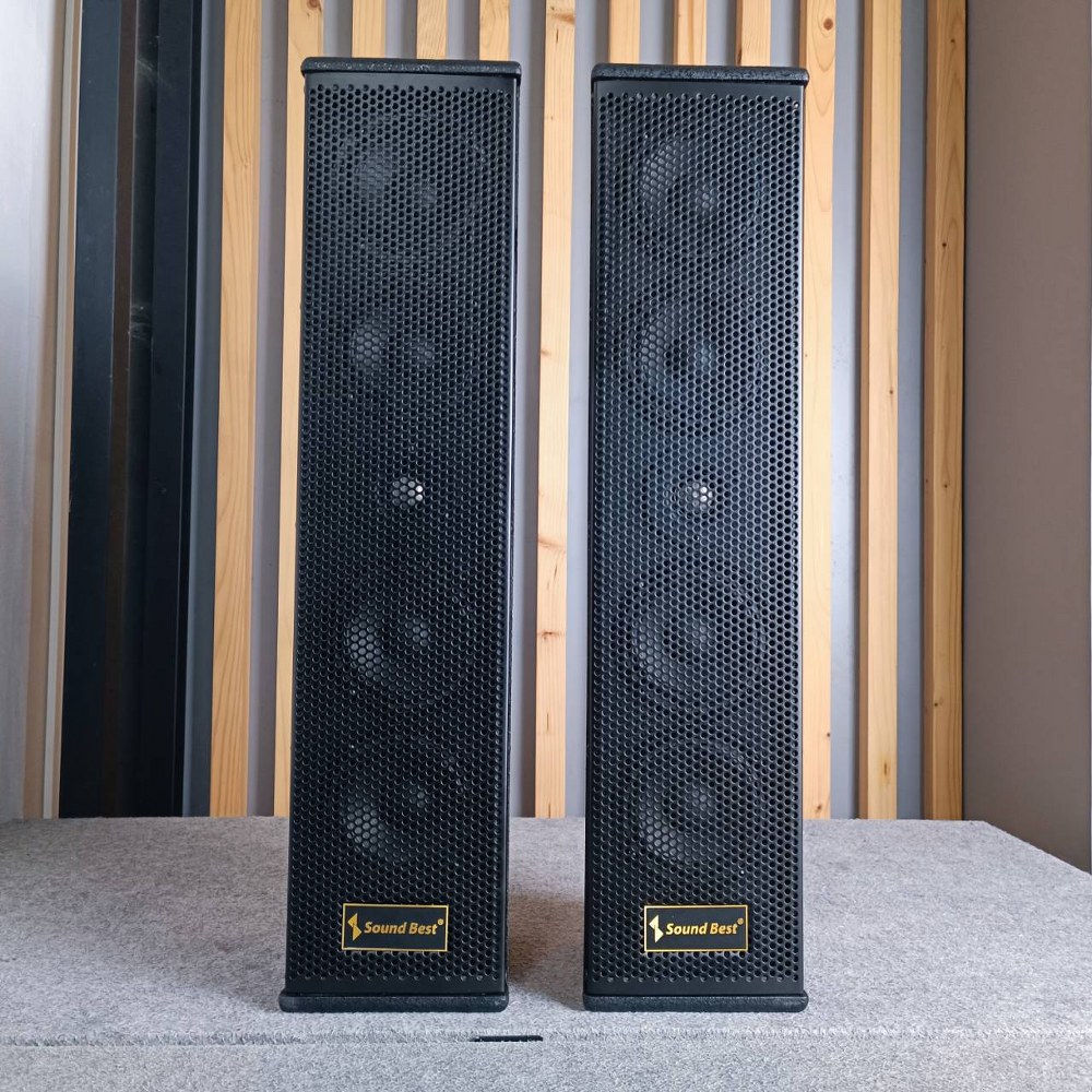 ราคาต่อ1คู่ 2ใบ SOUNDBEST CL-214S ตู้ลำโพงคอลัมน์ 4นิ้วx4ดอก ลำโพงคอลัมน์ Column speaker ลำโพง CL 214S CL214S เอไอ-ไพศาล