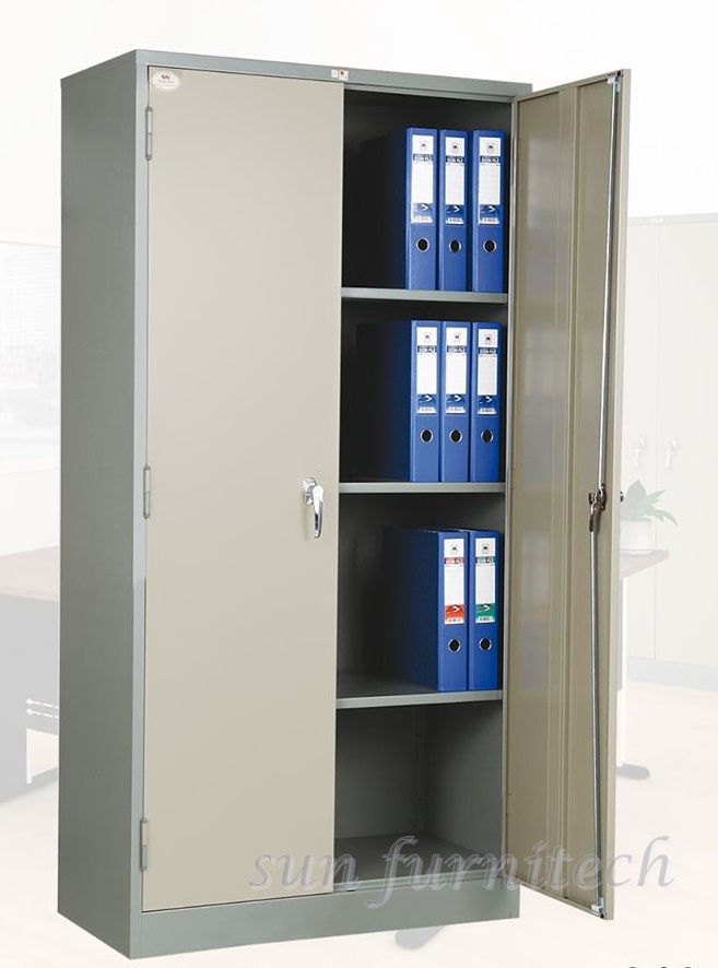 ตู้เอกสารสูง 2 บานเปิด, ตู้สูง 2 บานเปิด, ตู้เหล็ก 2 บานเปิด มือจับชนิดบิด smart form รุ่น CB-72